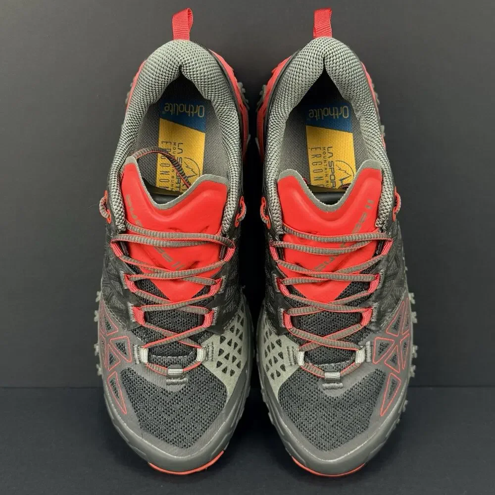 La Sportiva Bushido II Womens Size 7 Carbon Orange Trail Running Shoes EU 38